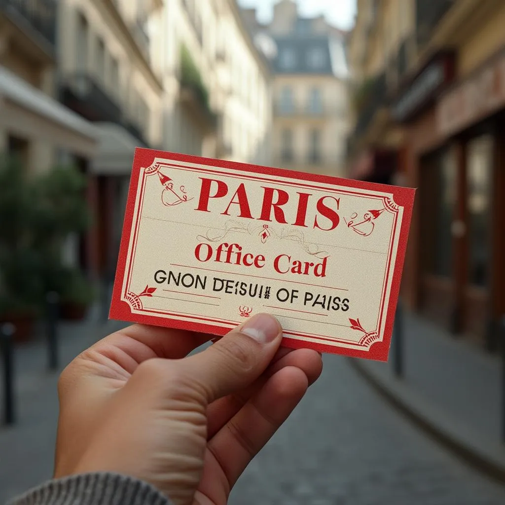 Carte de localisation du bureau à Paris